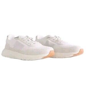 Hey Dude Men's Sirocco Alta M Essentials Size 13 Light Gray/White Sneakers Shoes